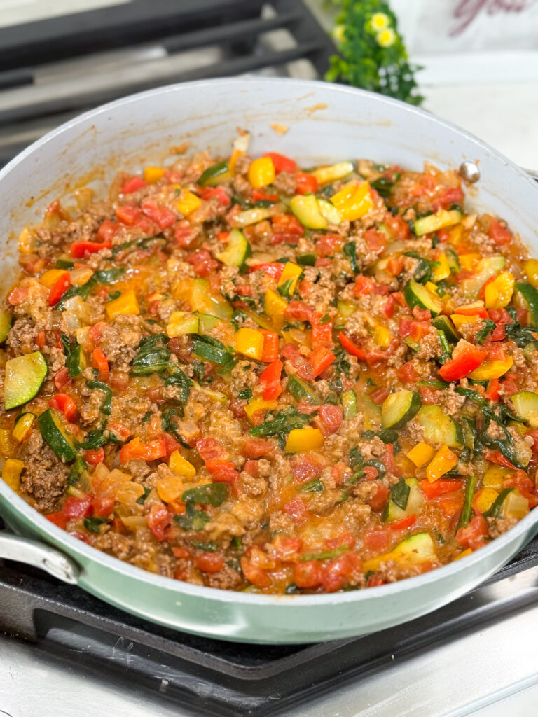 easy mexican taco skillet