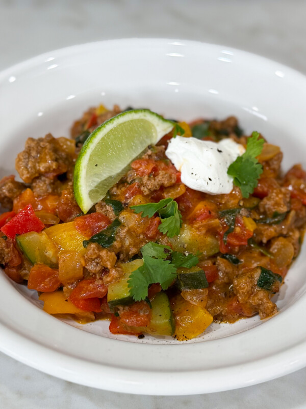easy mexican taco skillet
