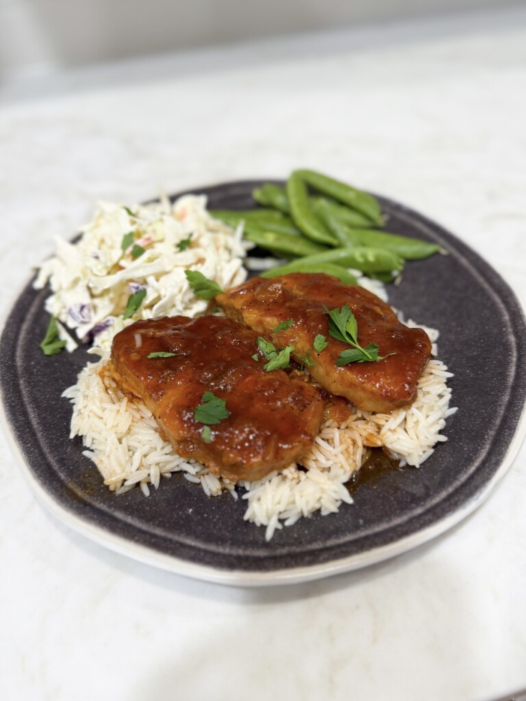easy BBQ pork chop