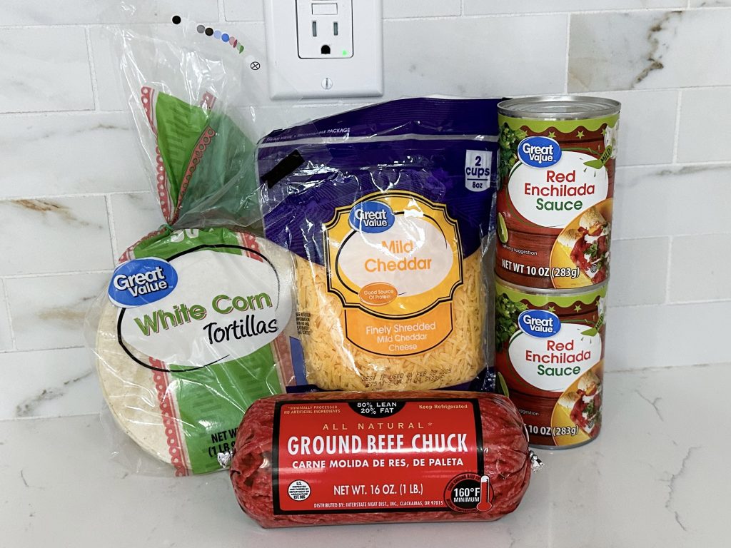 easy ground beef enchiladas