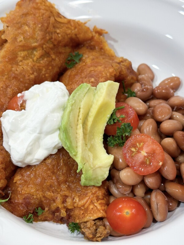 easy ground beef enchiladas