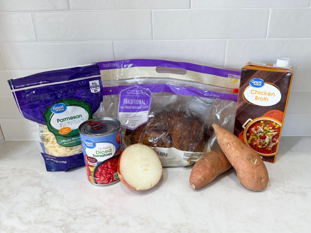 chicken and sweet potato dinner ingredients