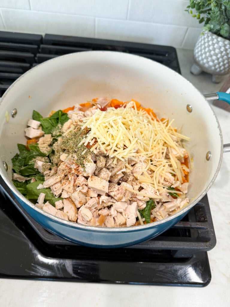 finish chicken and sweet potato dinner