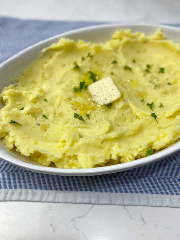 garlic herb mashed potatoes