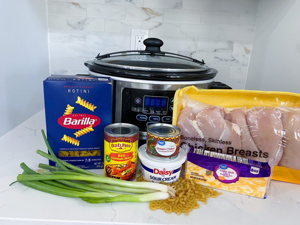 chicken enchilada pasta