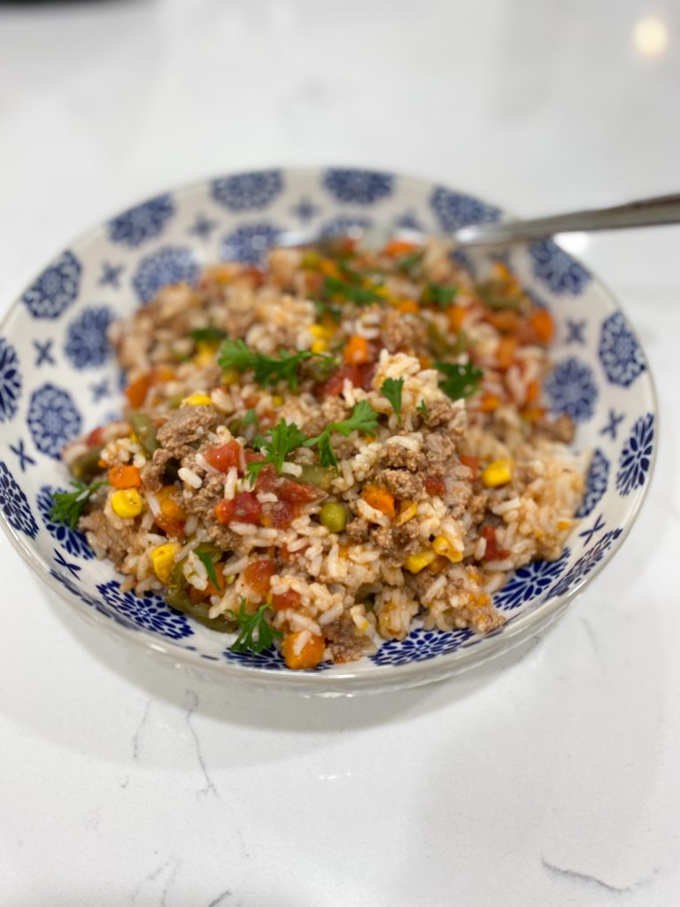 ground turkey and rice