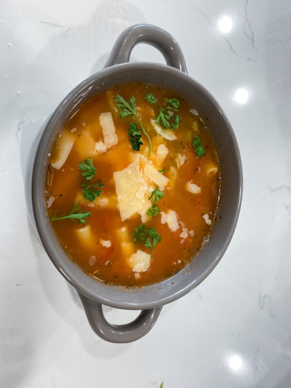 vegetable noodle soup