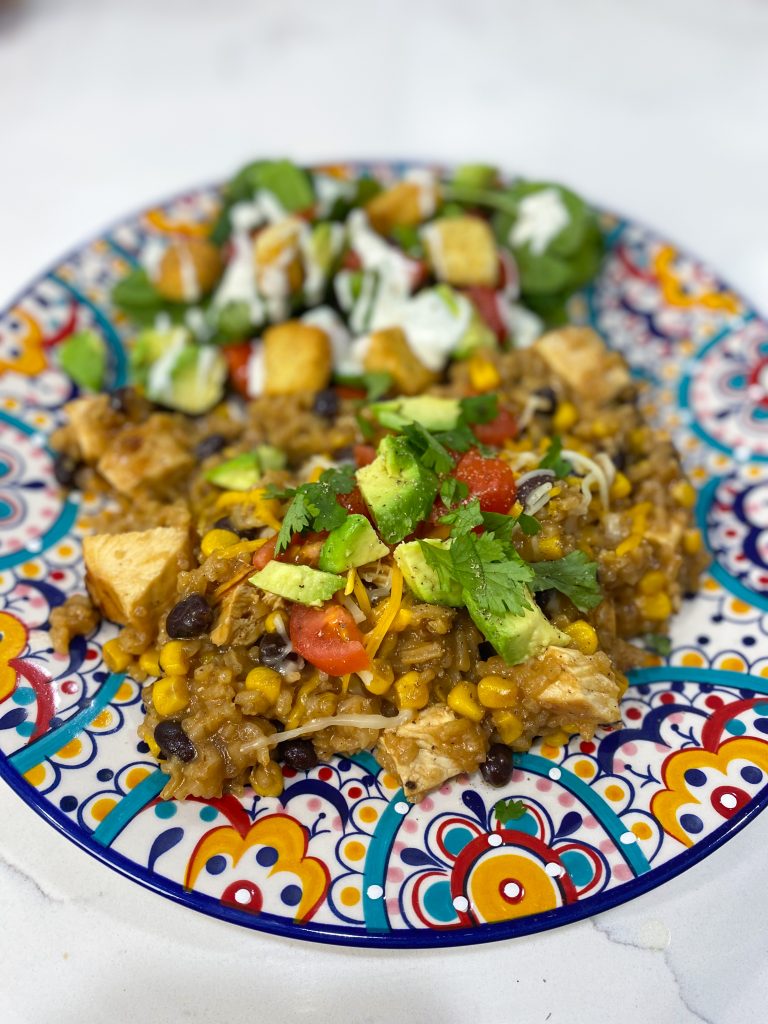 bbq chicken and rice