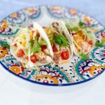 creamy chicken tacos