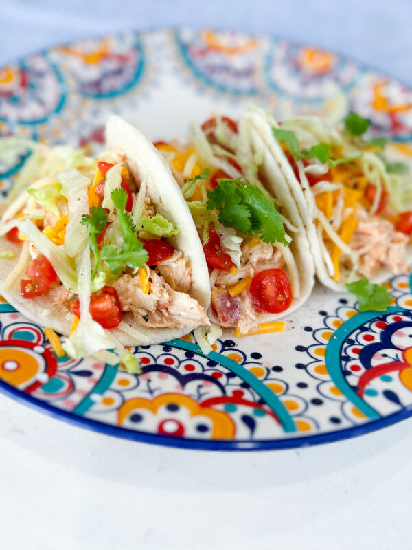creamy chicken tacos