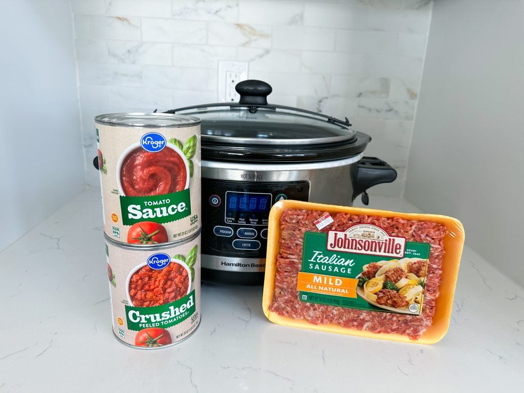 slow cooker spaghetti sauce