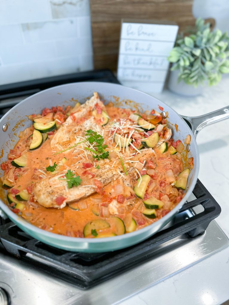 creamy chicken skillet