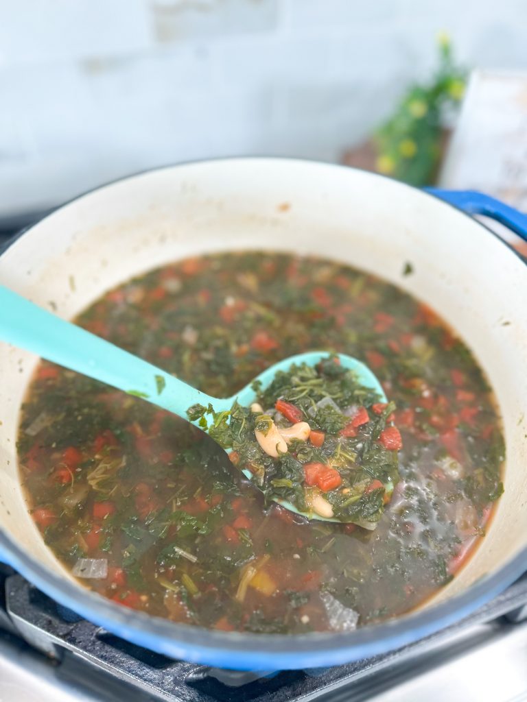 white bean and spinach soup
