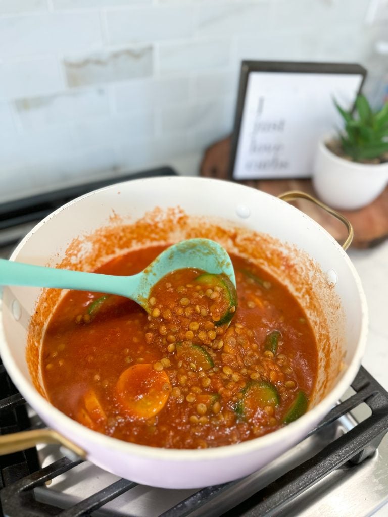 lentil spaghetti