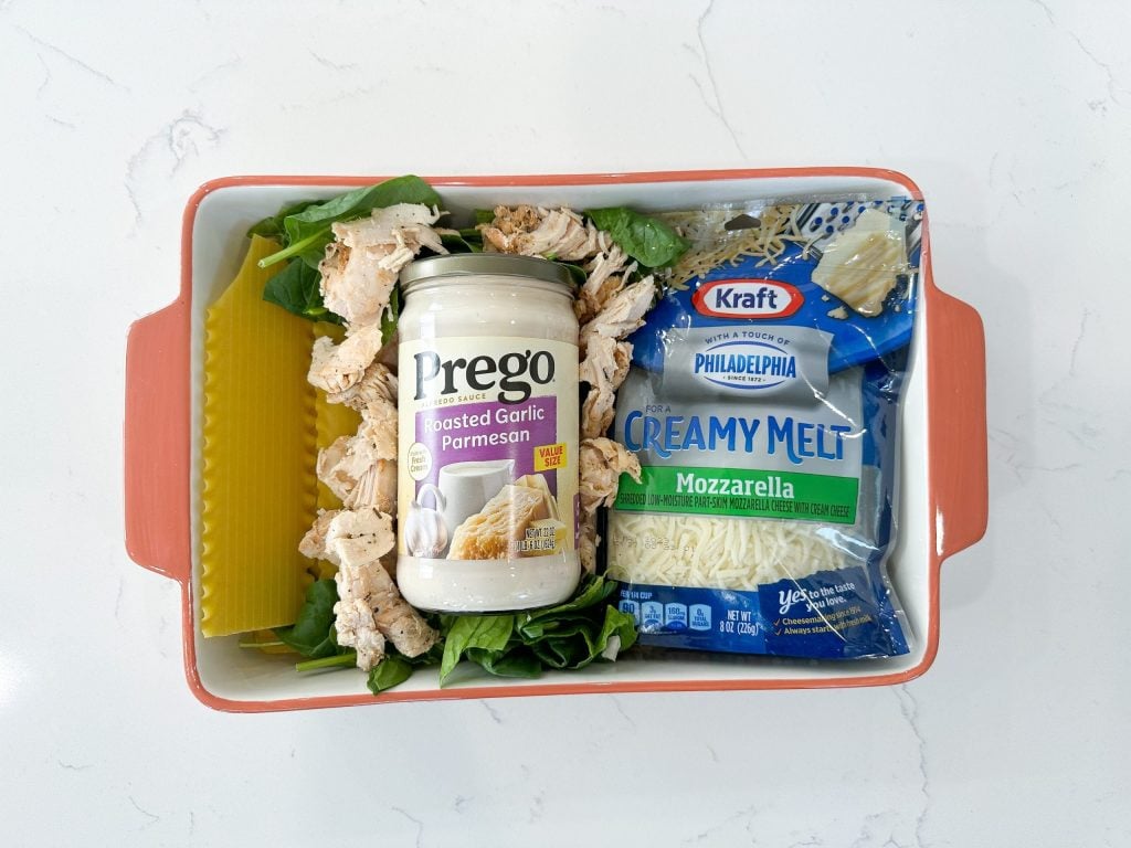 chicken and spinach lasagna