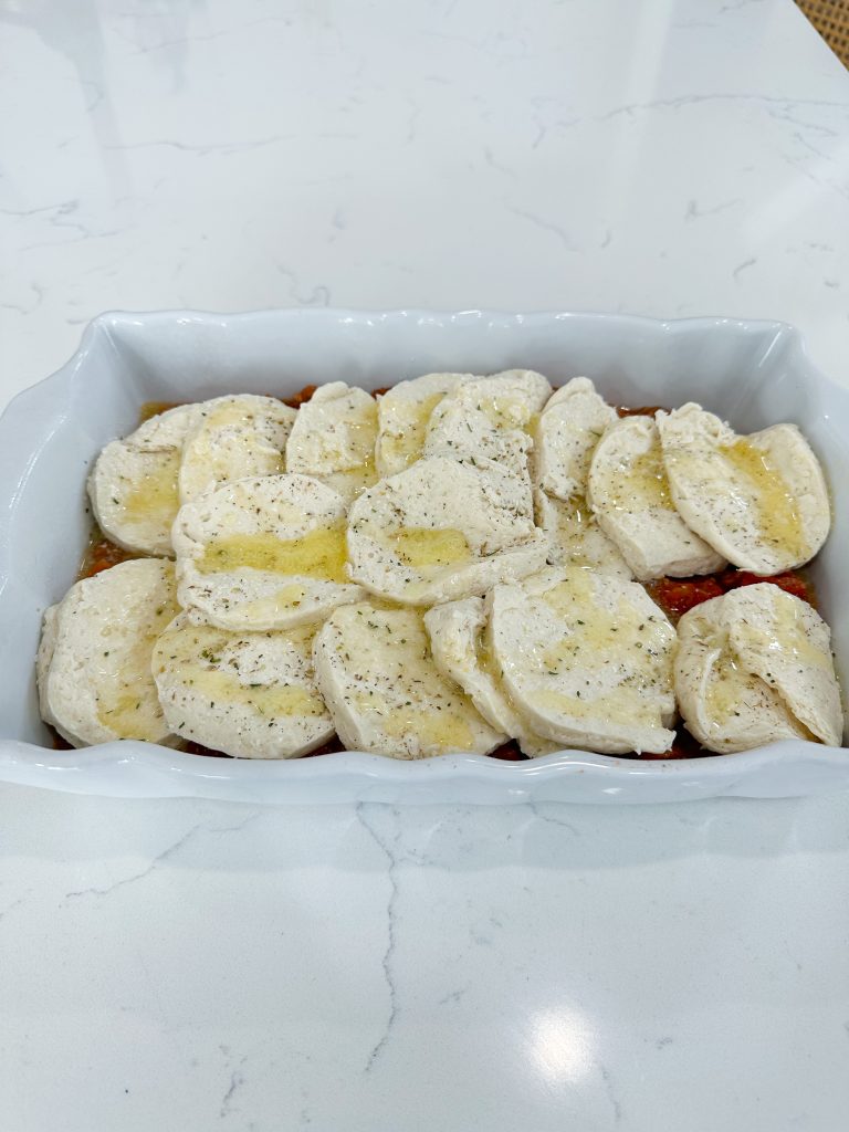 italian sausage biscuit casserole
