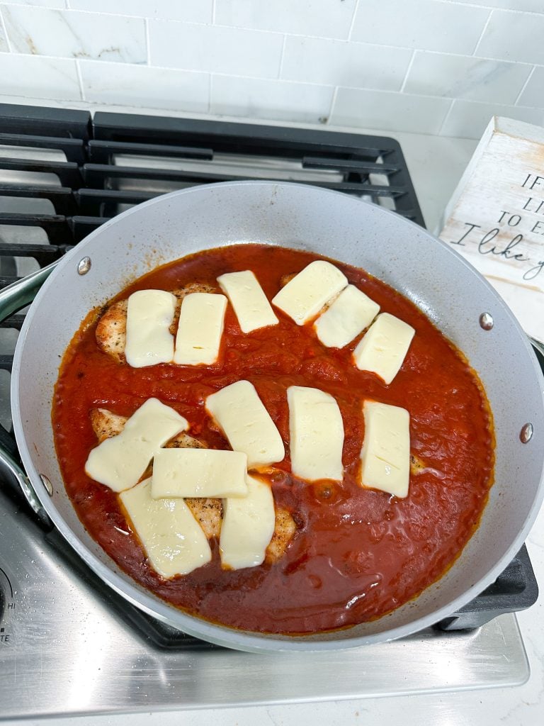 chicken mozzarella pasta