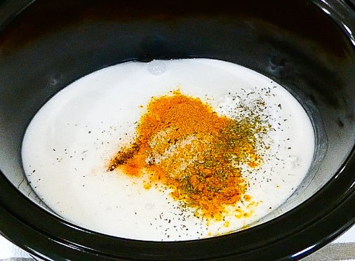 Slow Cooker Chicken Coconut Curry