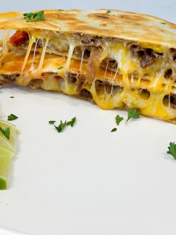 steak fajita quesadillas