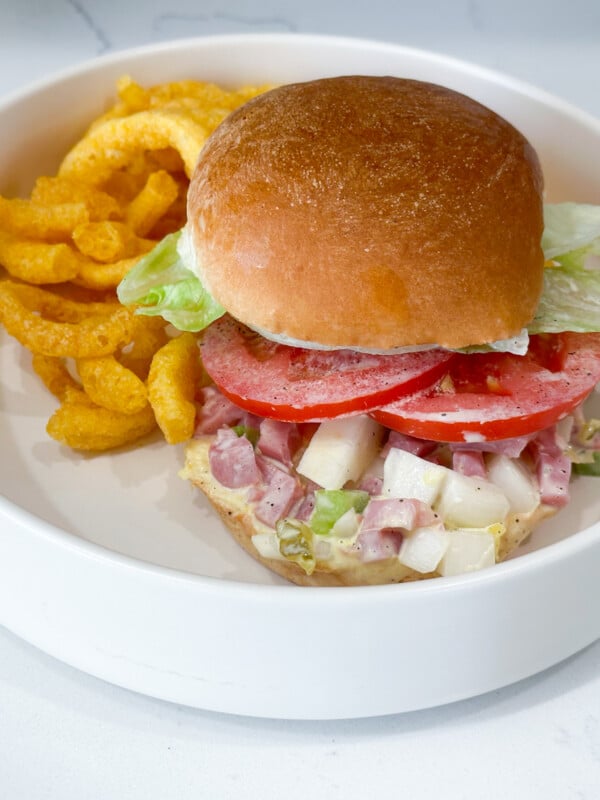 Ham salad sandwiches