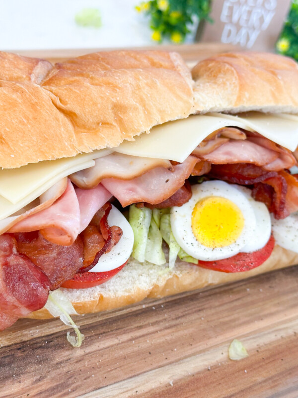 Italian Cobb salad sub