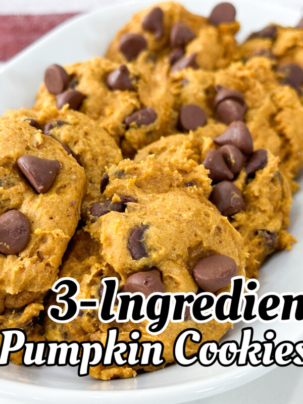 3 ingredient pumpkin cookies