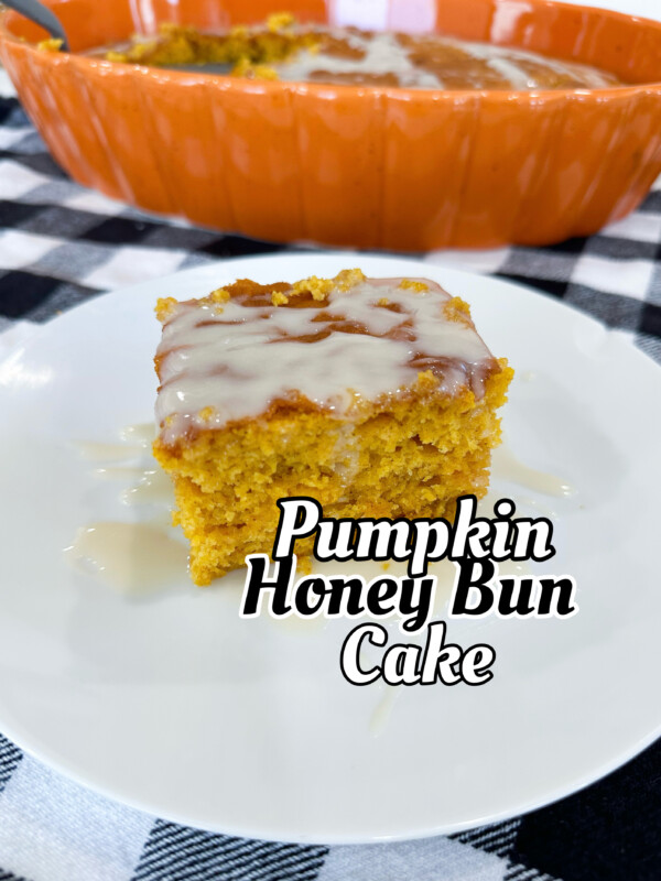 Pumpkin Honey Bun Cake
