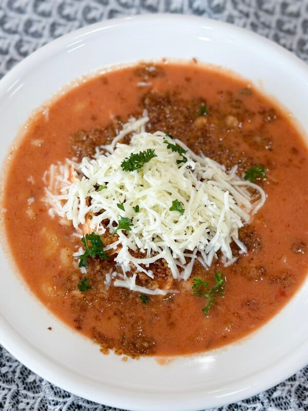 Chicken Parmesan soup recipe