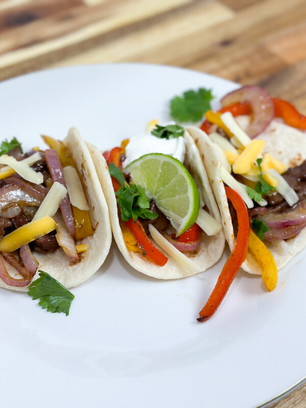 easy sheet pan steak fajitas