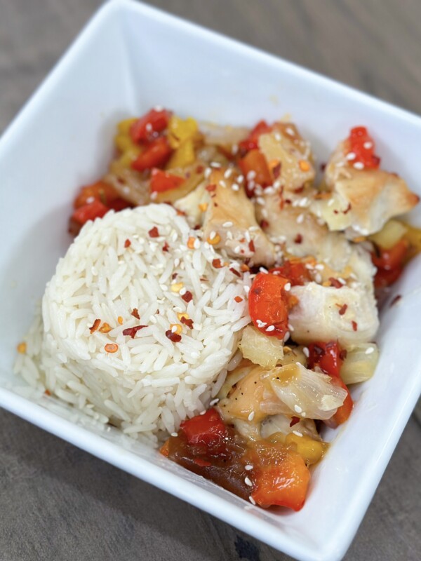 Easy Sheet Pan Hawaiian Chicken
