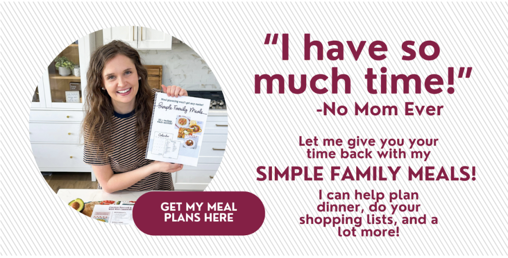 easy family dinner menu