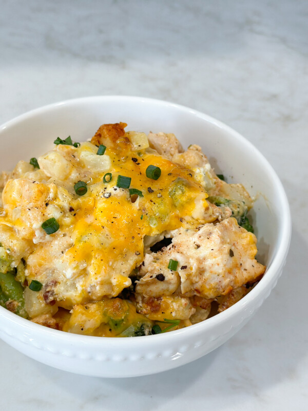 delicious creamy chicken and potatoes casserole