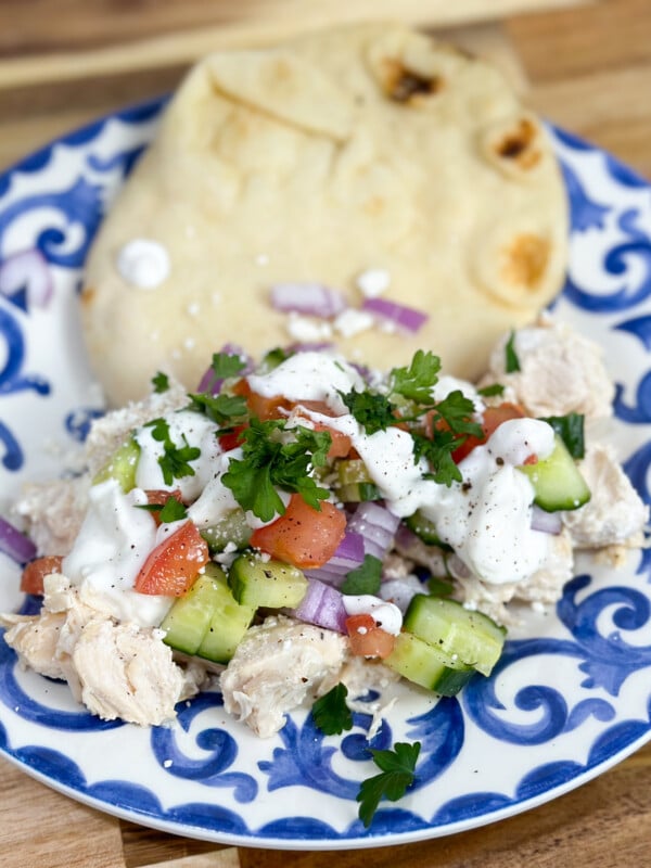 Easy slow cooker Greek chicken