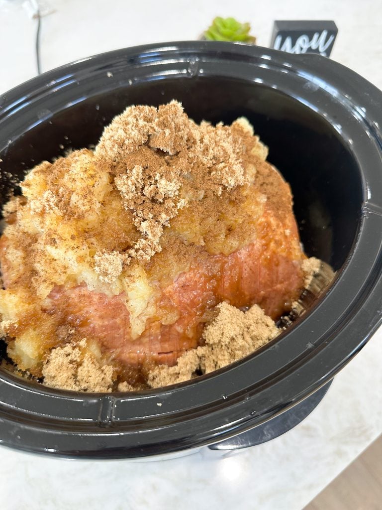 easy and juicy slow cooker ham