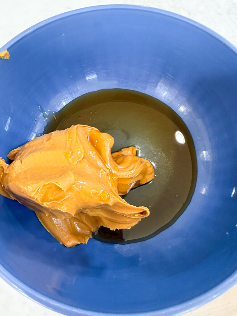peanut butter oat mixture