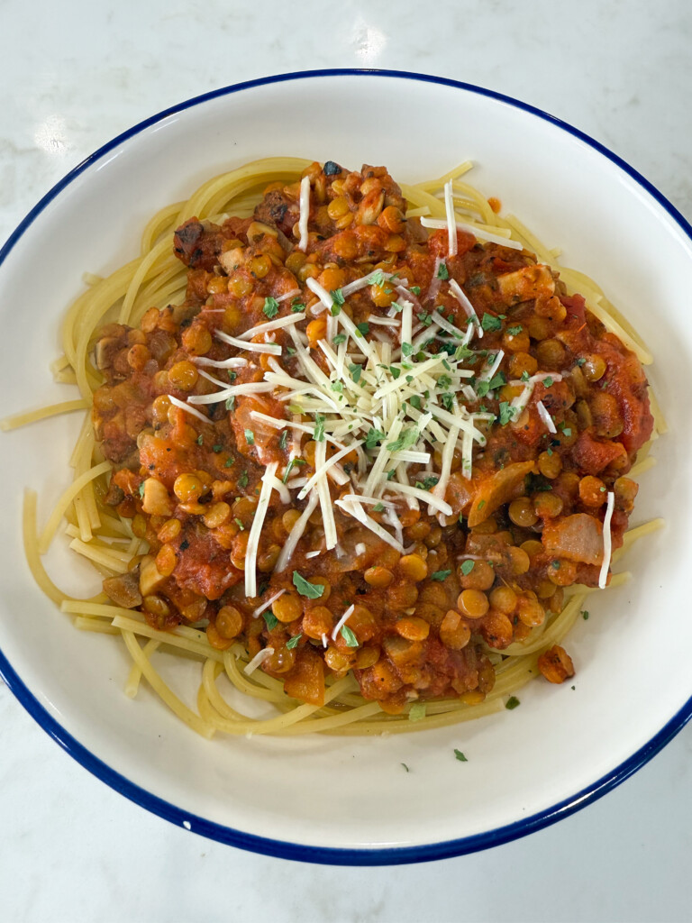 easy Lentil Bolognese