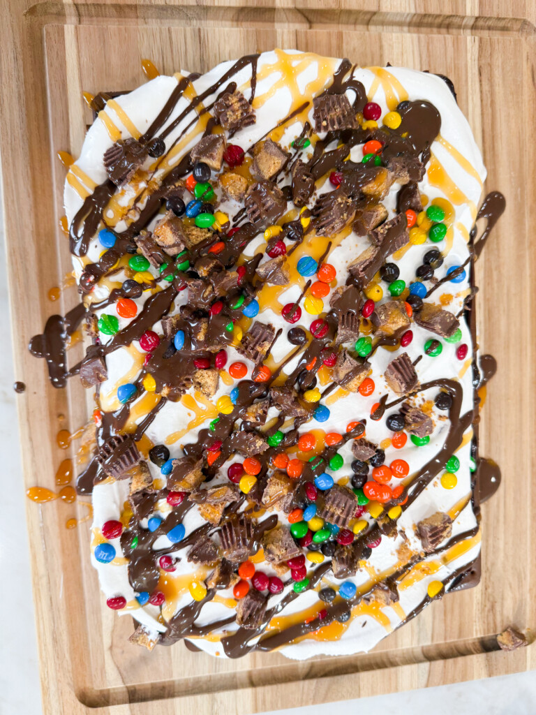 monster cookie ice cream cake