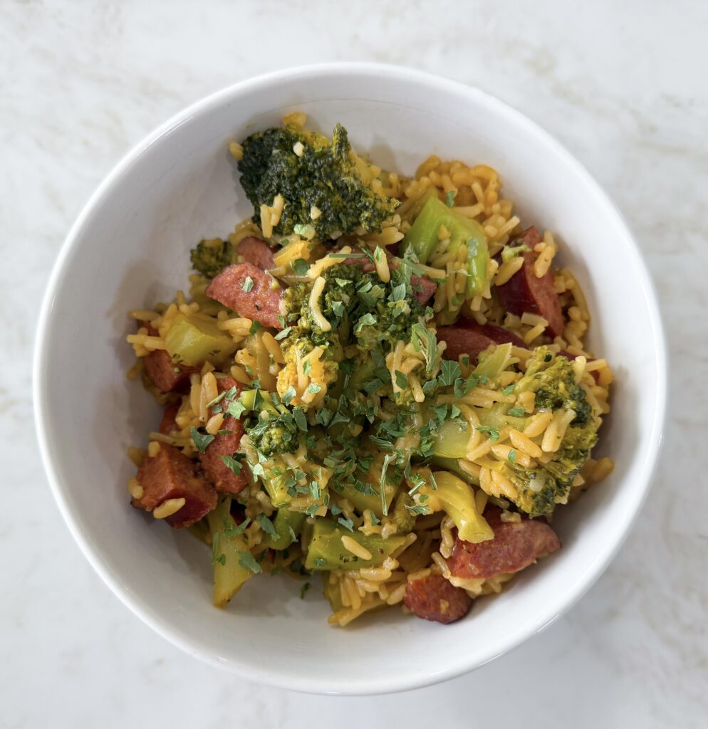 one pan sausage dinner