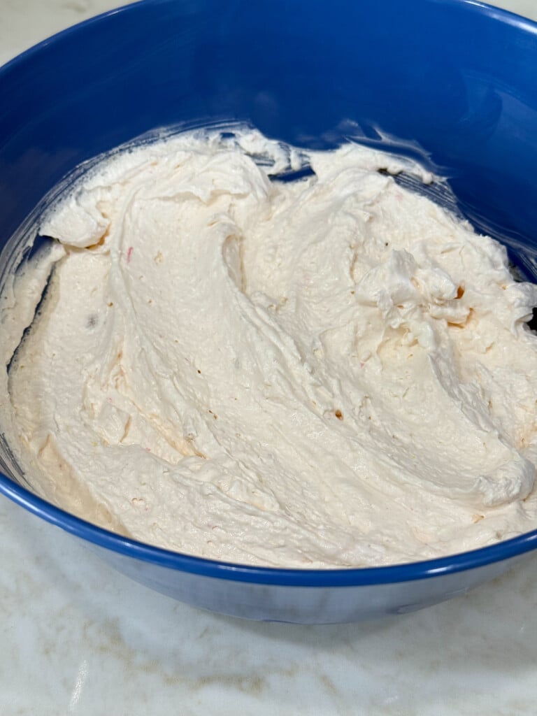 creamy cheesecake mixture