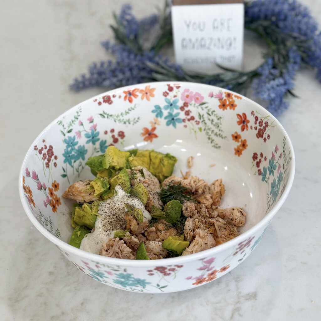 avocado ranch chicken sandwich mixture