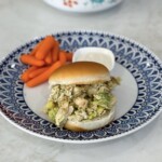 easy avocado ranch chicken sandwich