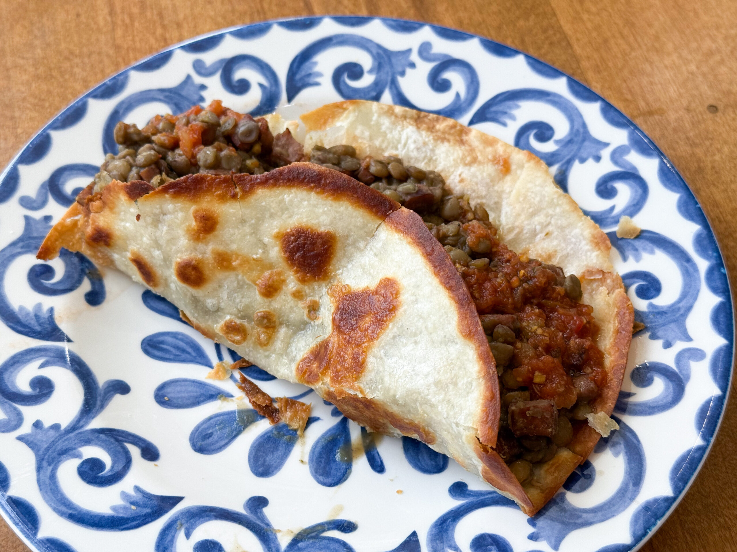 lentil burritos