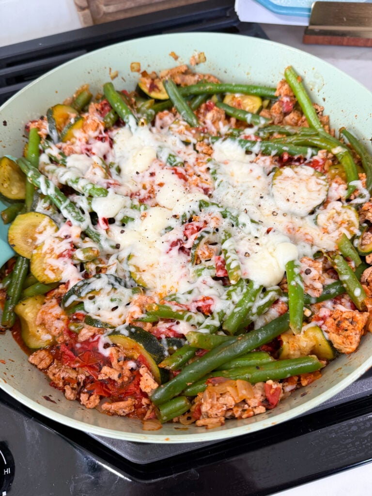 season with parmesan cheese