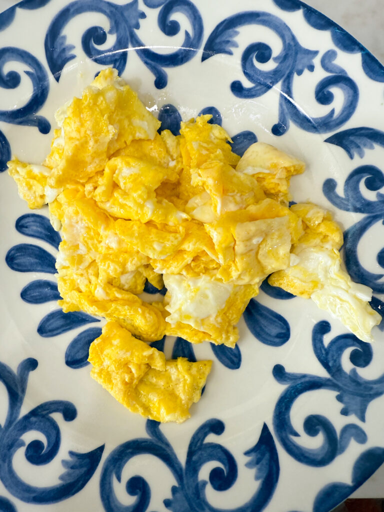scrambled eggs
