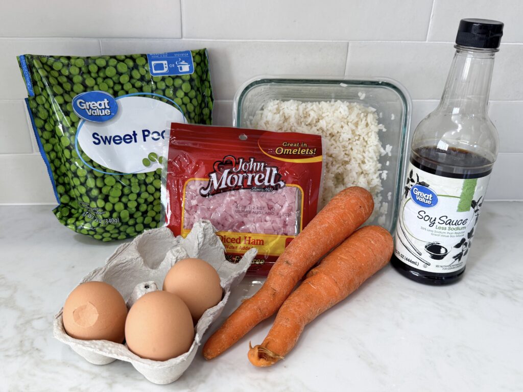 ham fried rice ingredients