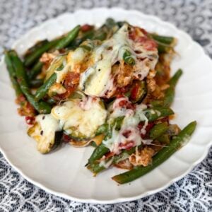 easy zucchini turkey boats