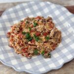 Simple Italian Sausage and Rice dinner