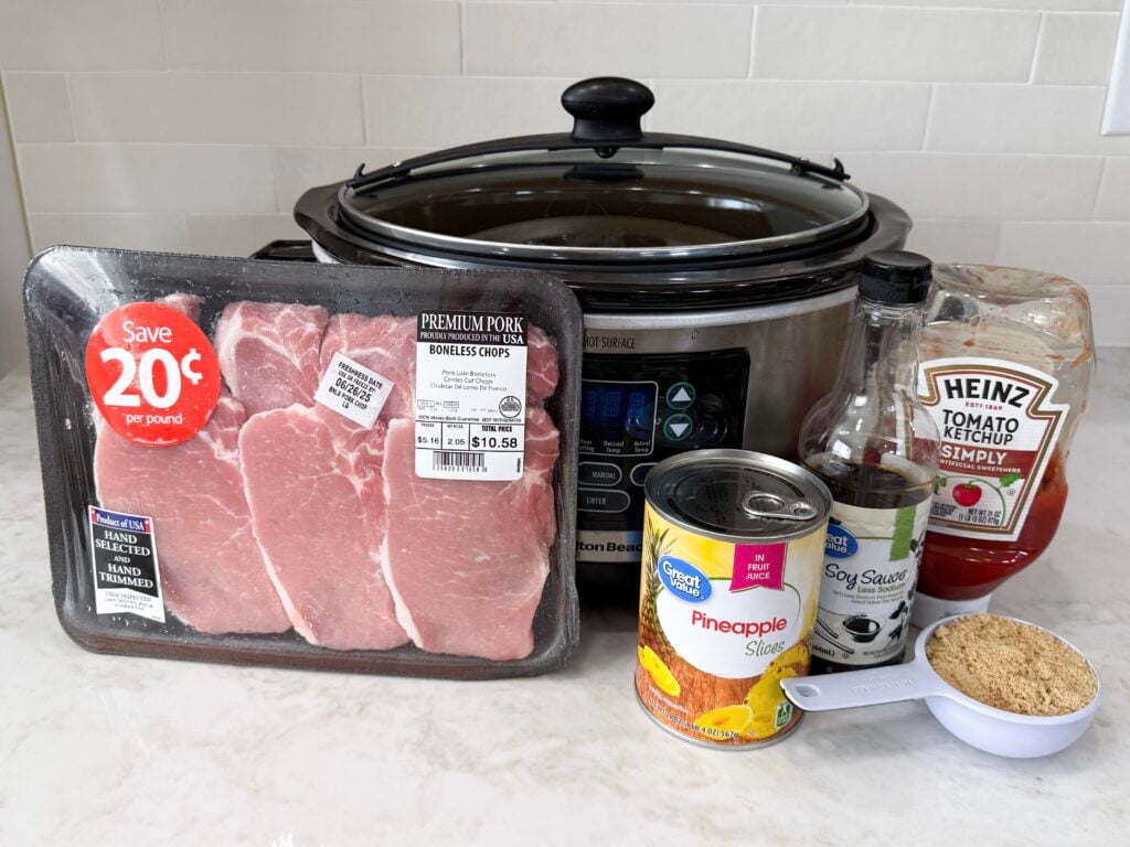 Slow Cooker Hawaiian Pork Chops Ingredients
