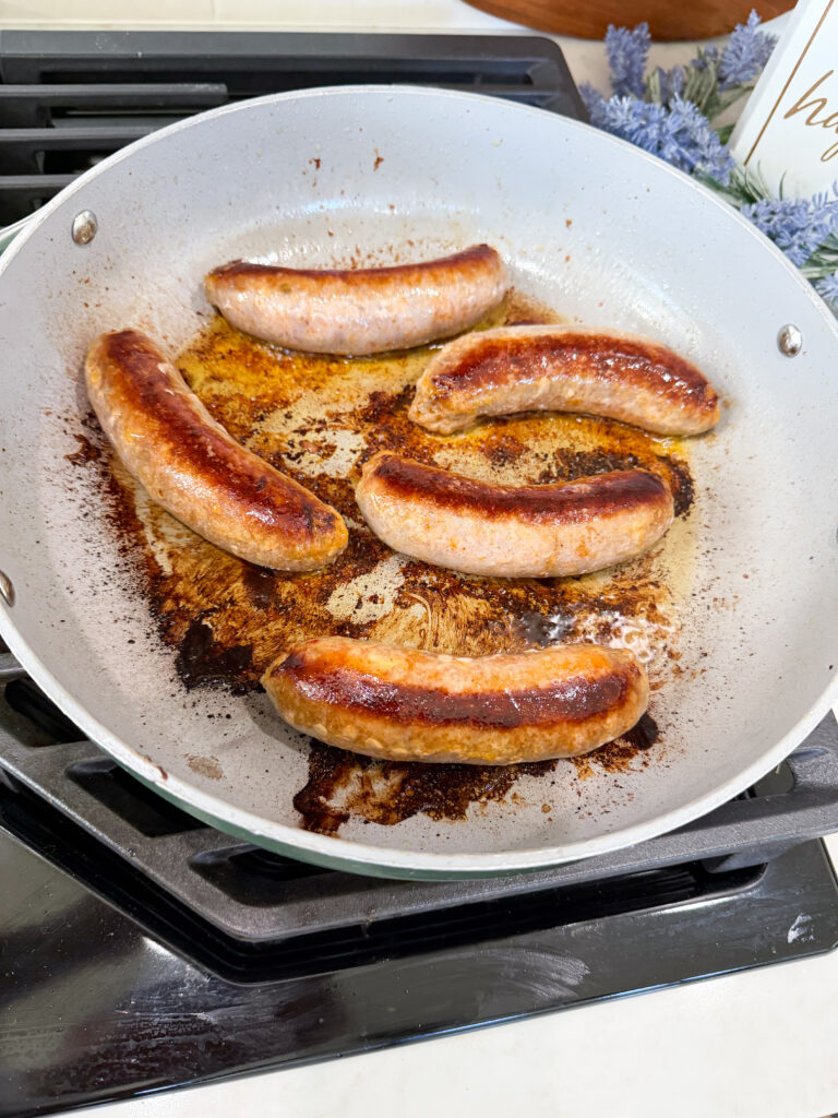 Cook sausages