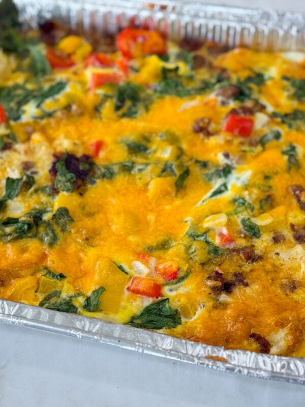 Sausage Hash Brown and Egg Casserole
